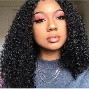 Curly Human Hair Clip-ins Extensions NWOT